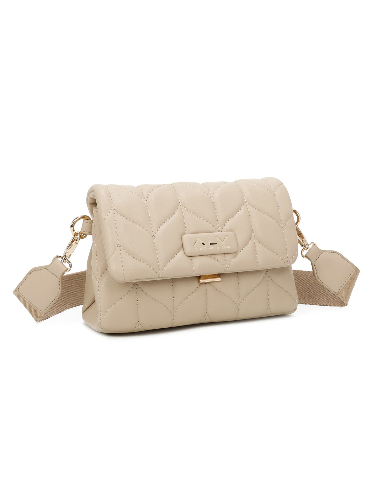 ALV Damen-Schultertasche – Weiß