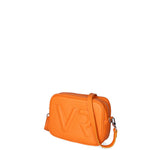 Borsa a Tracolla in Dollaro Leather Arancione