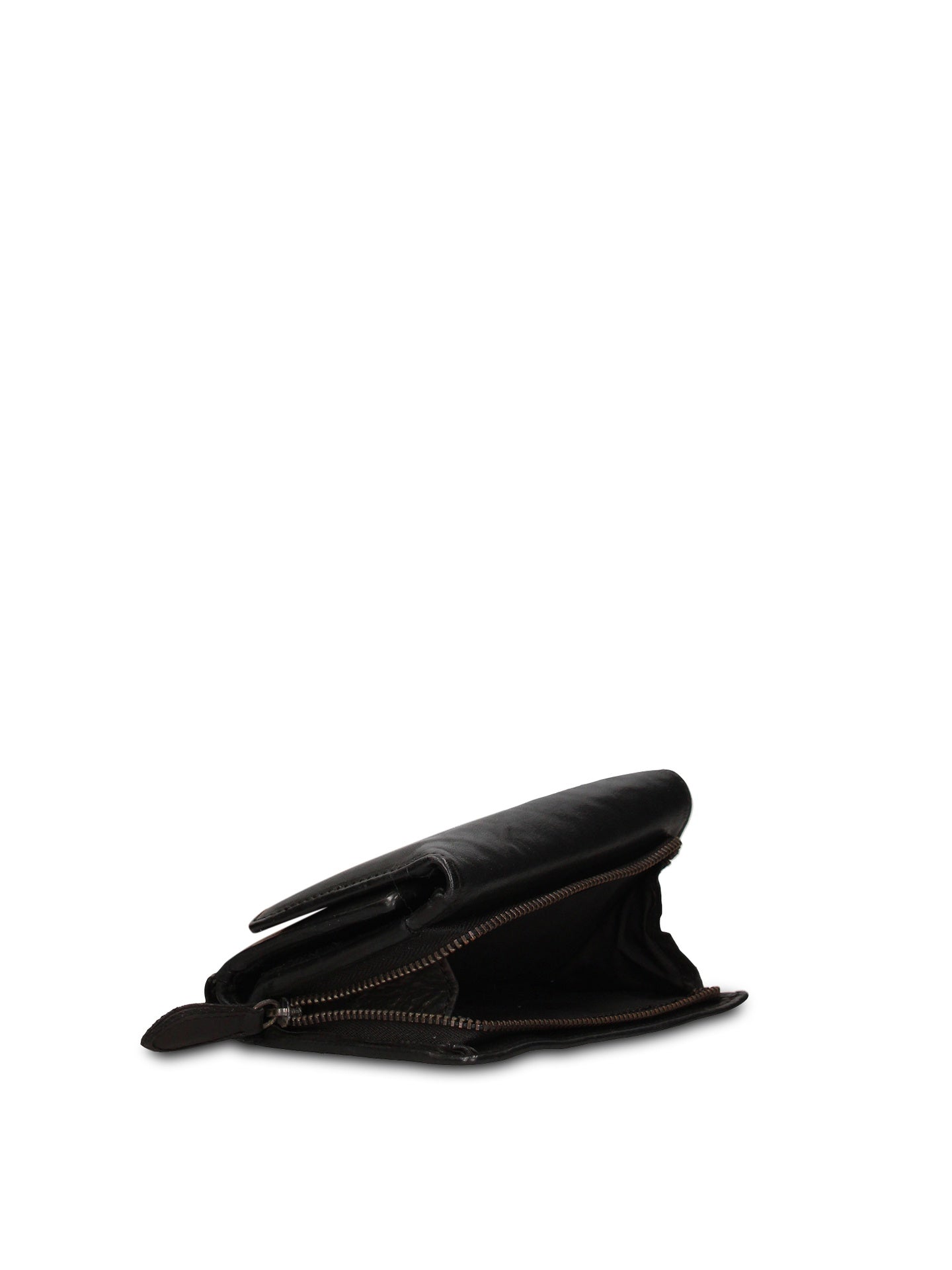 Portafoglio in Vera Pelle Nero