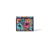 Cartera de mujer de piel vegana con estampado floral