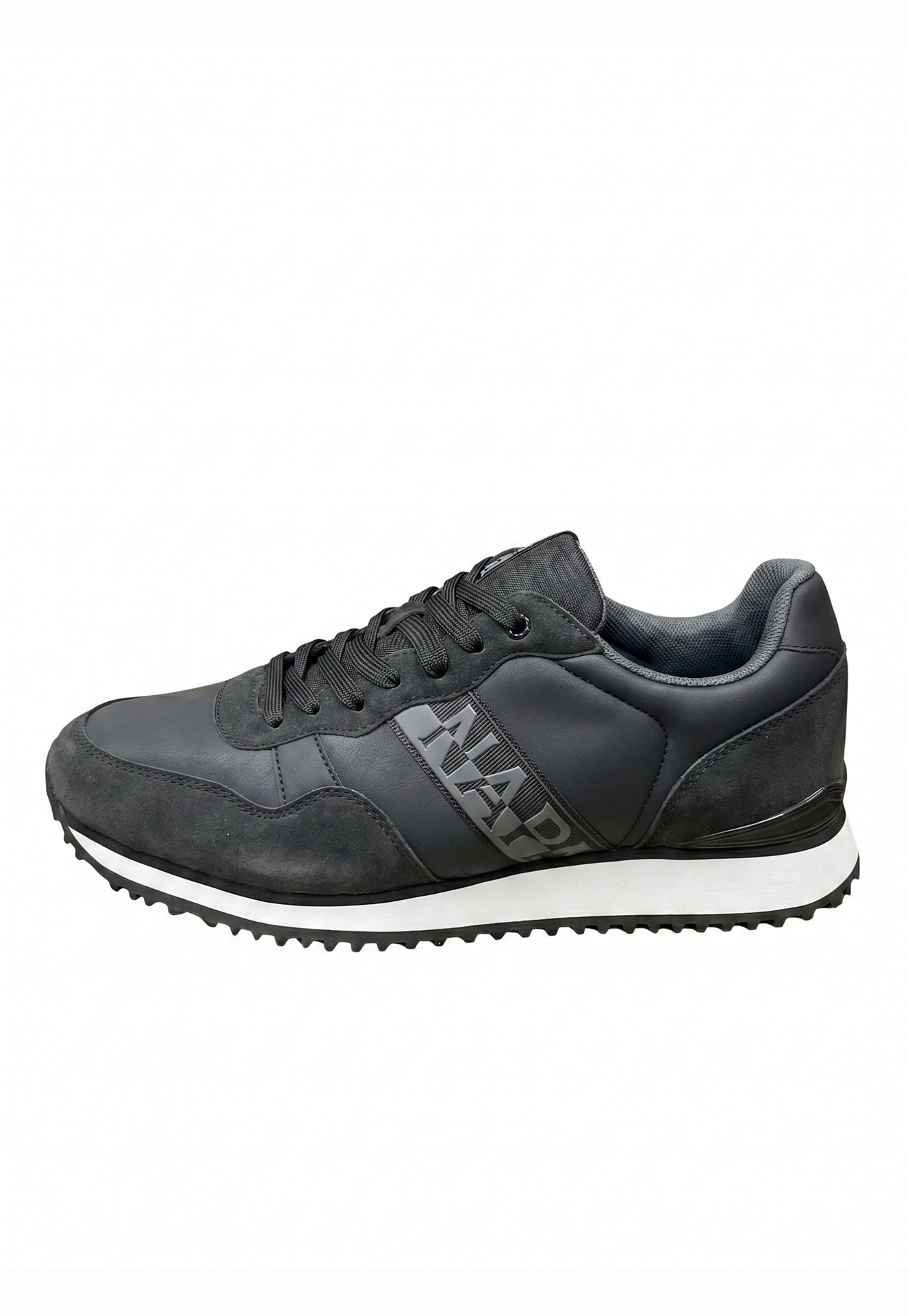 Sneakers platform in Pelle Vegana Nero Napapijri