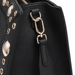 Borsa Shopper in Pelle Vegana Nero