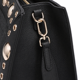 Borsa Shopper in Pelle Vegana Nero