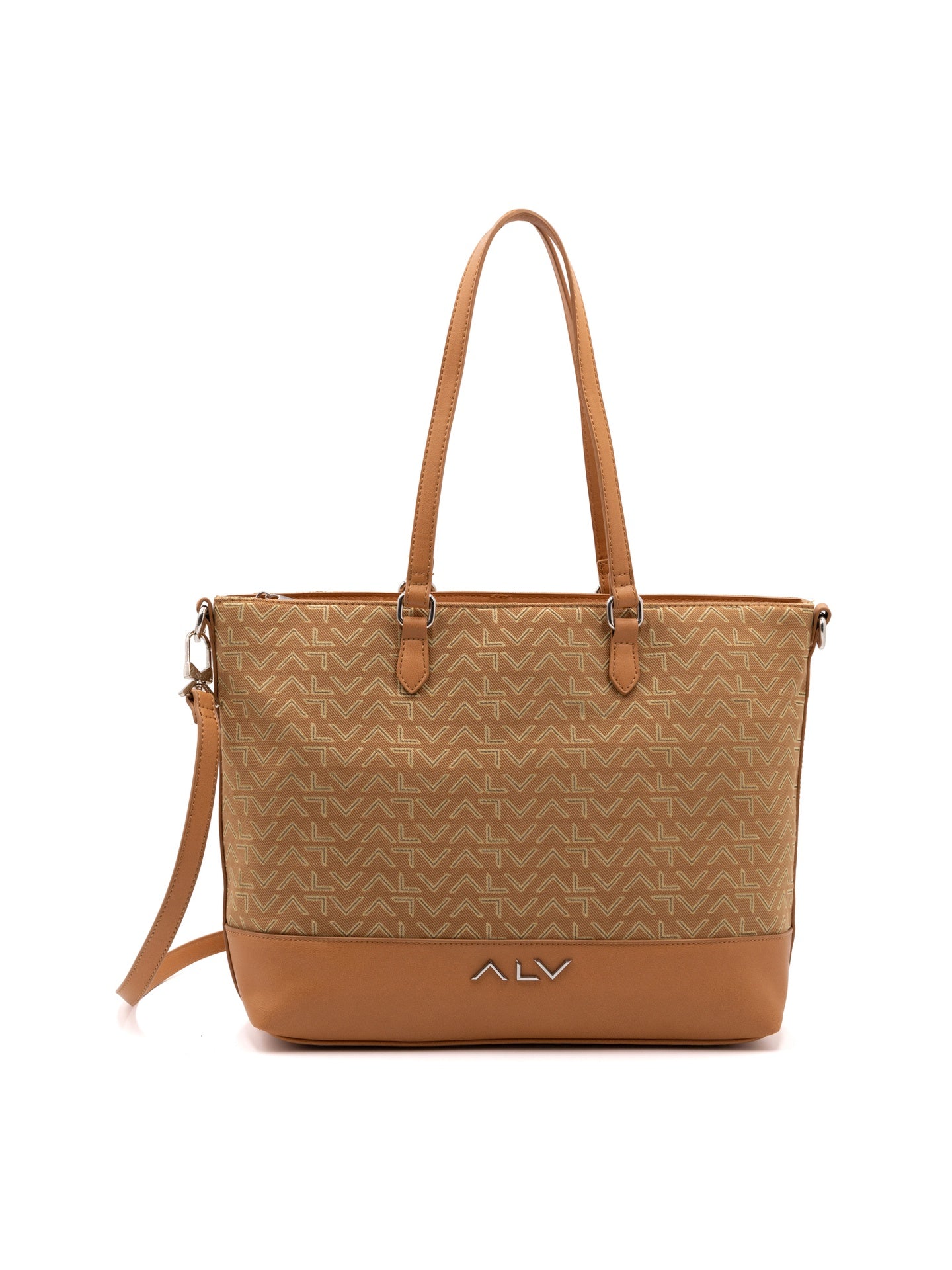 Borsa Shopper da donna ALV - Marrone Chiaro