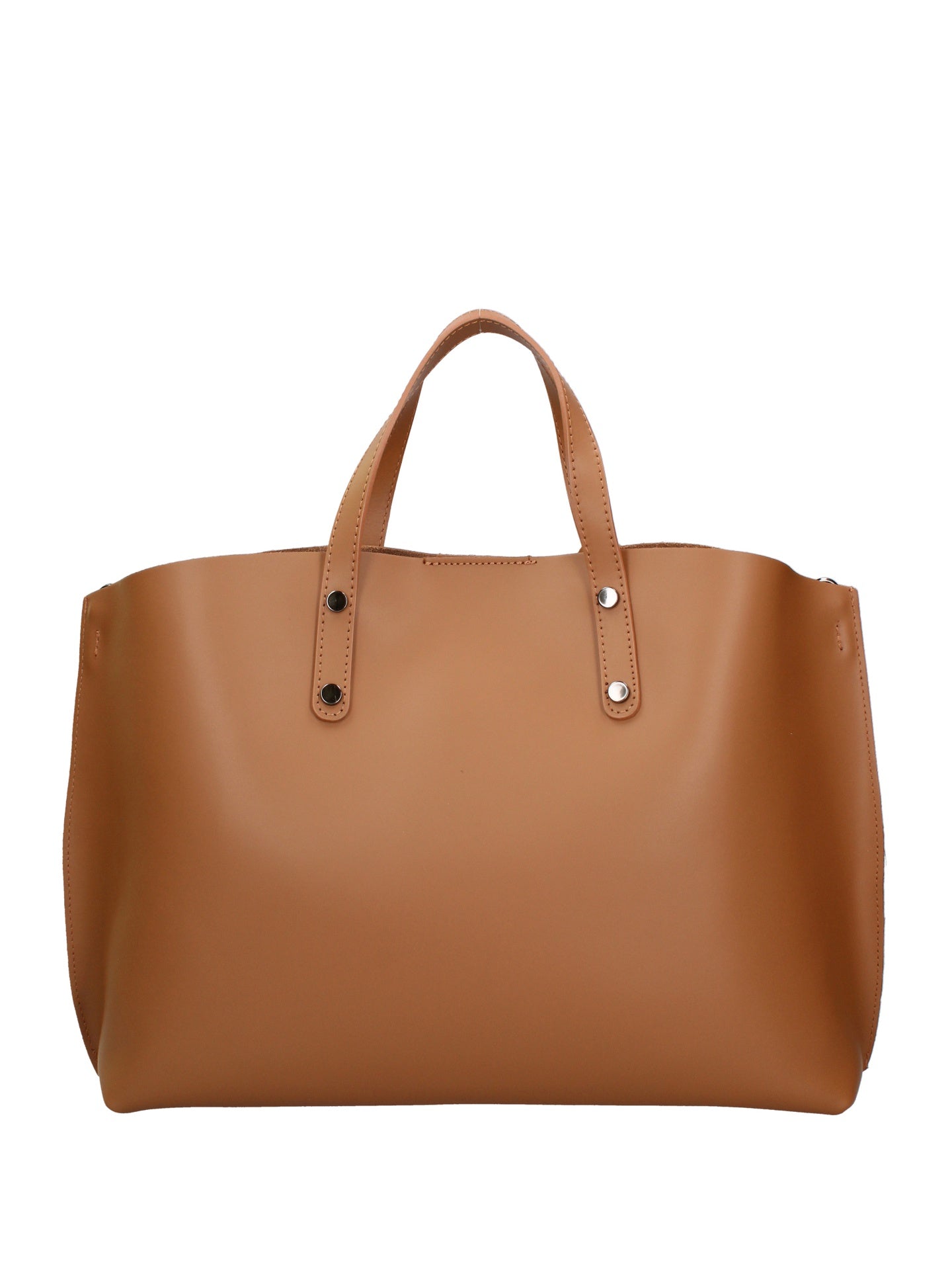Borsa a Mano in Ruga Leather Cognac