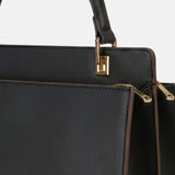 Borsa a spalla in Pelle Vegana Blu