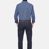 Camicia in Cotone Blu Jeans
