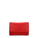 Portafoglio in Vera Pelle Rosso