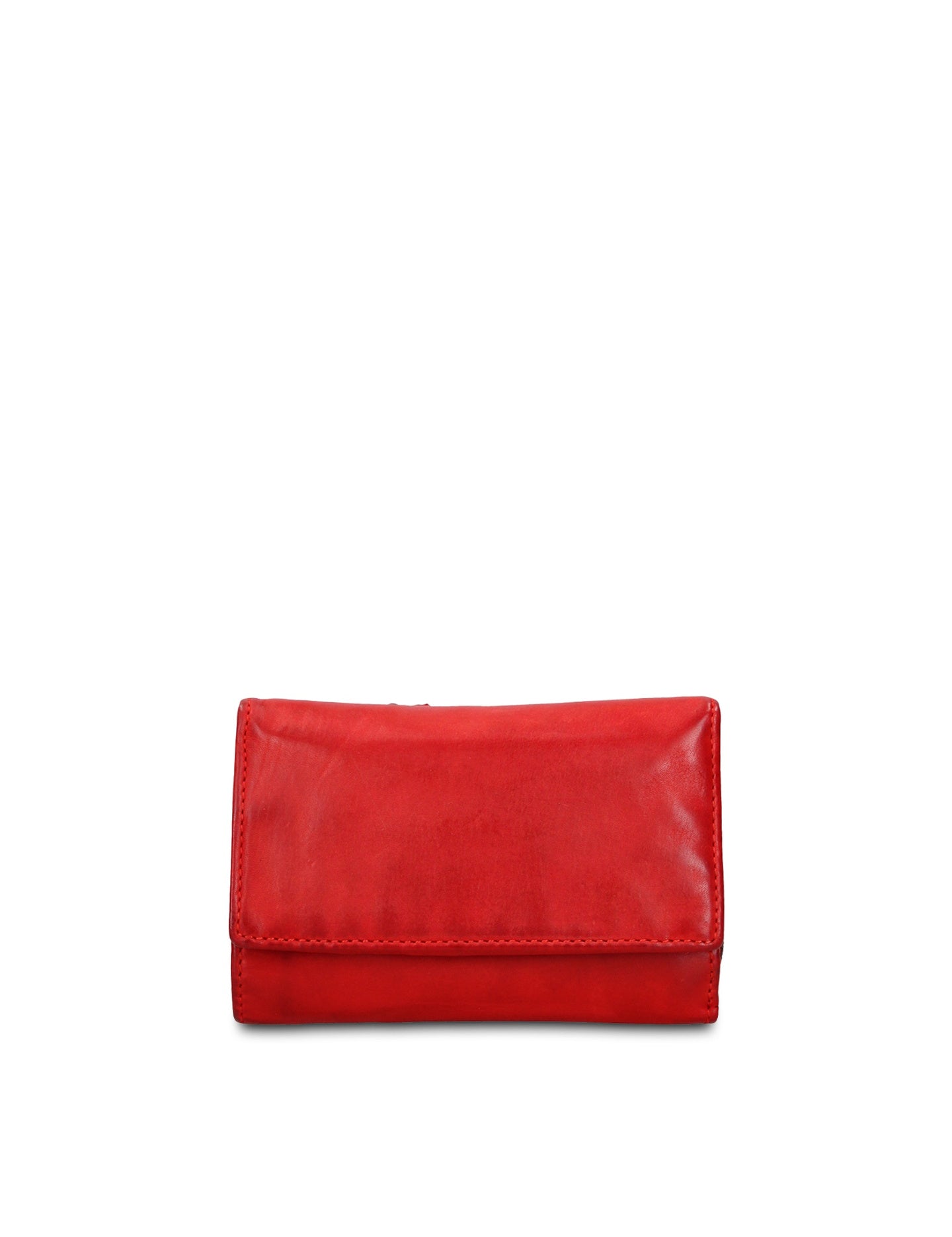 Portafoglio in Vera Pelle Rosso