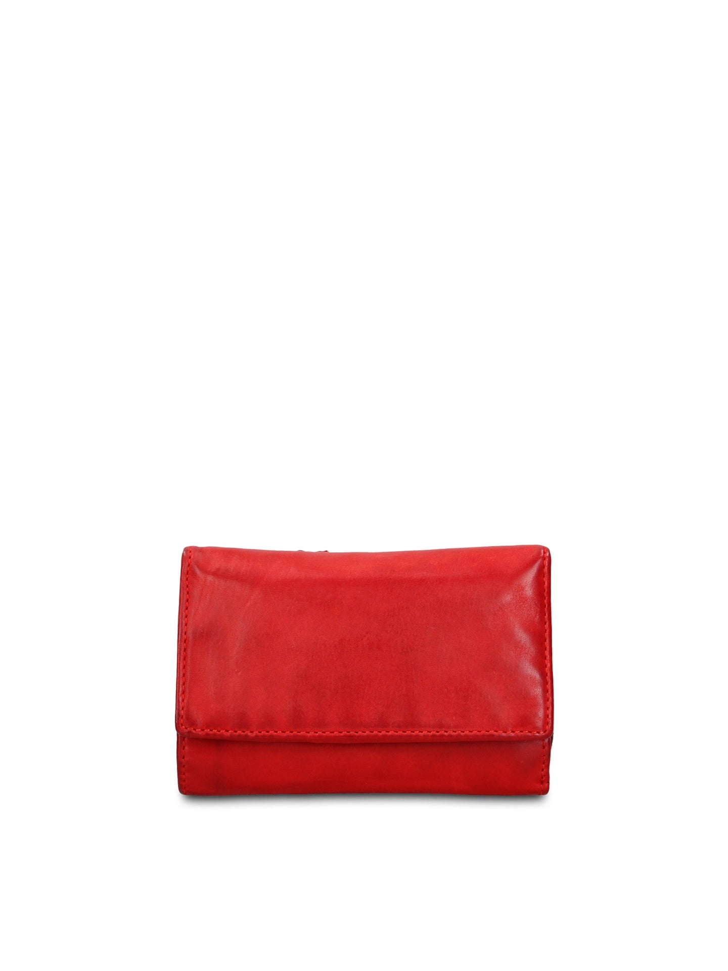 Portafoglio in Vera Pelle Rosso
