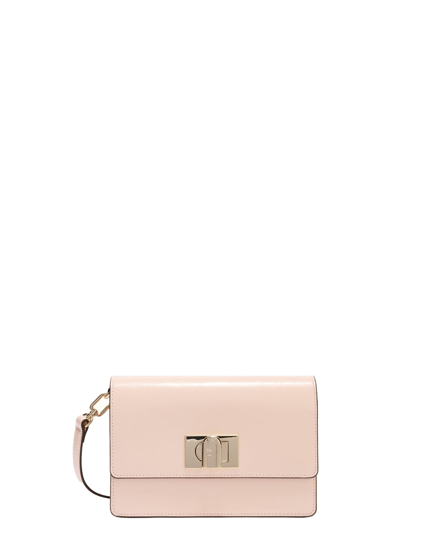 Borsa a Tracolla in Vera Pelle Rosa Furla