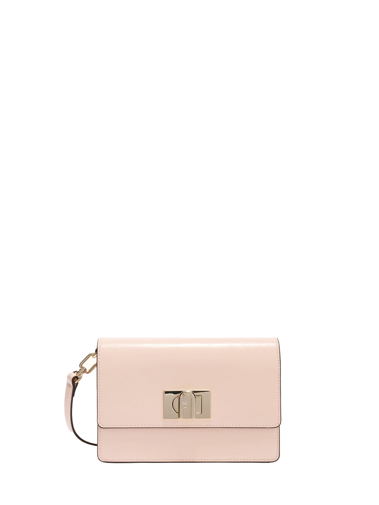Borsa a Tracolla in Vera Pelle Rosa Furla