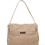 Borsa a Mano in Vera Pelle Cappuccino Chiara Ferretti