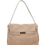 Borsa a Mano in Vera Pelle Cappuccino Chiara Ferretti