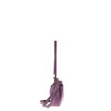 Borsa a Spalla in Vera Pelle Viola
