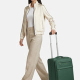 Borsa shopper in Poliestere Verde Militare