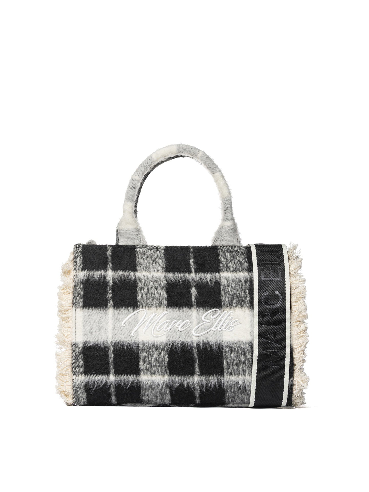 Buby Check M Borsa a spalla | Nero | Marc Ellis