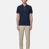 Camicia in Cotone Blu Navy