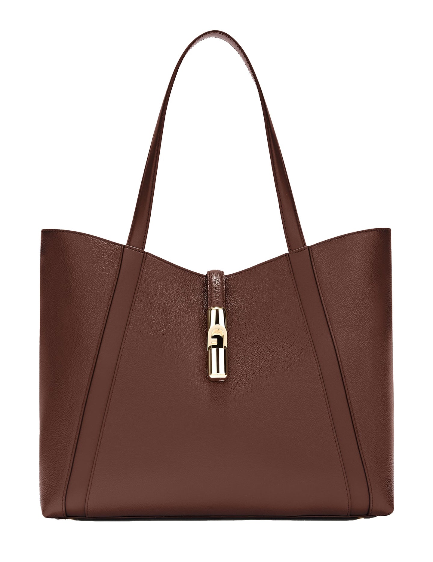 Borsa a Spalla in Pelle Cioccolato Furla