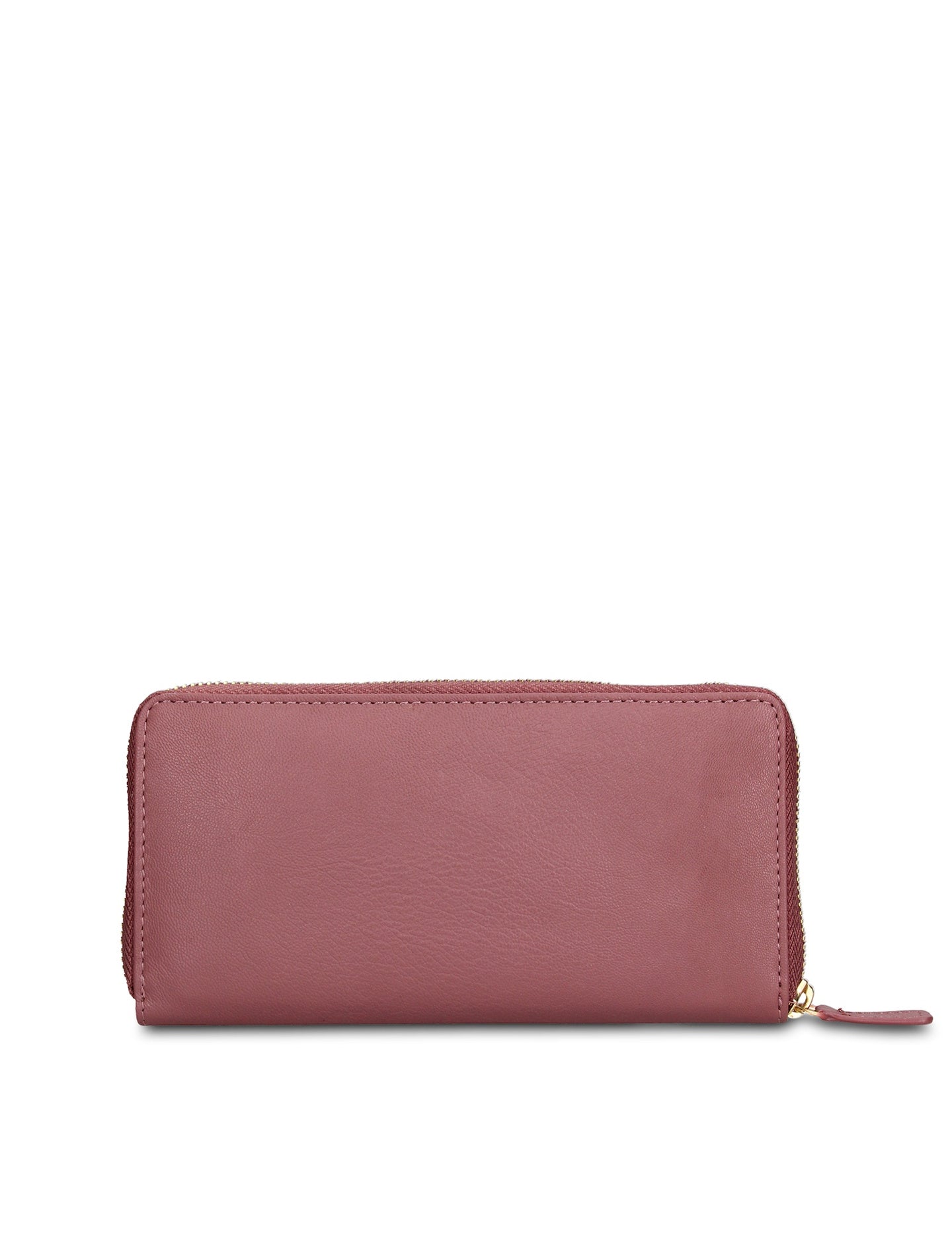 Portafoglio in Vera Pelle Rosa Antico