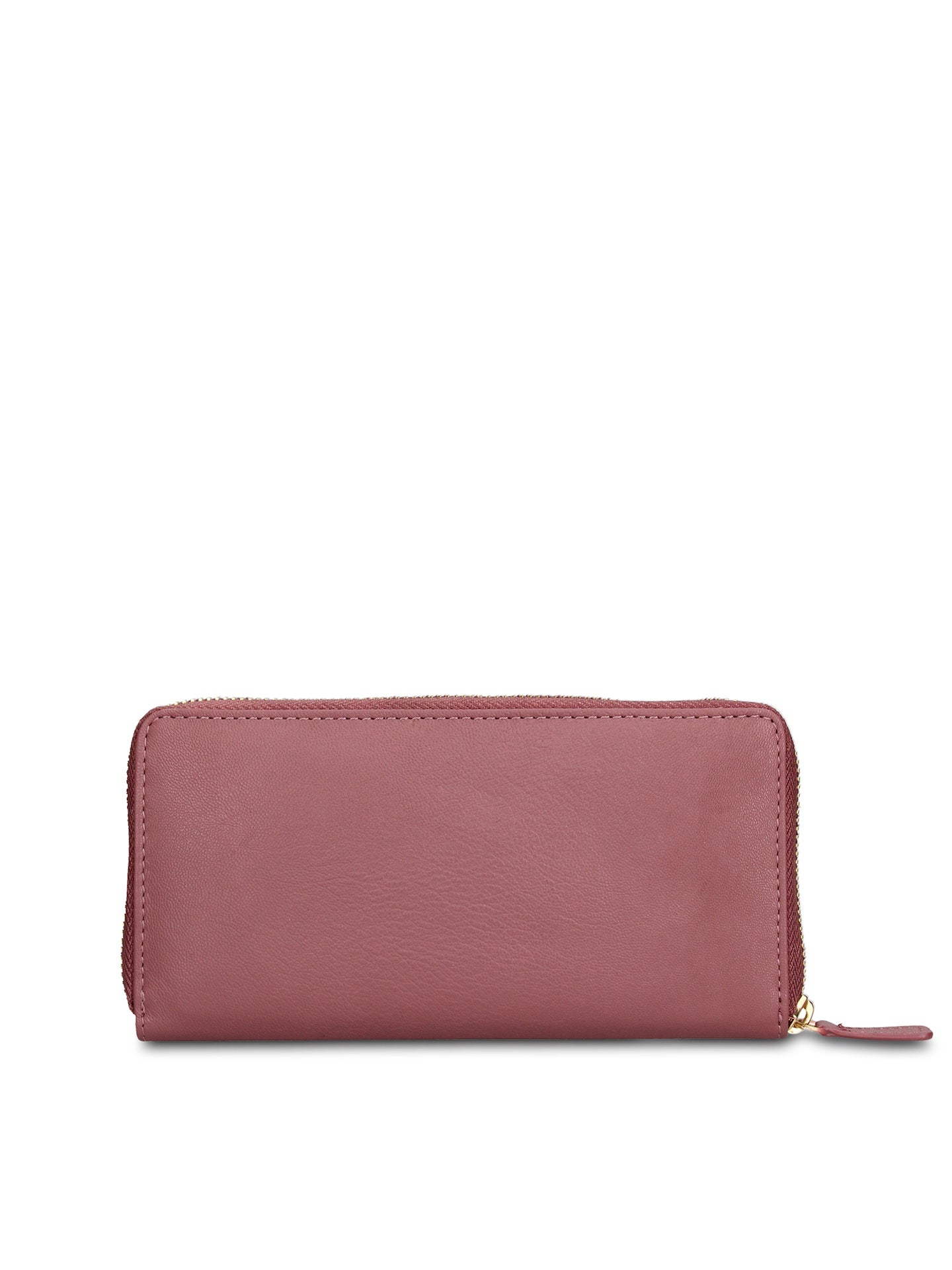Portafoglio in Vera Pelle Rosa Antico