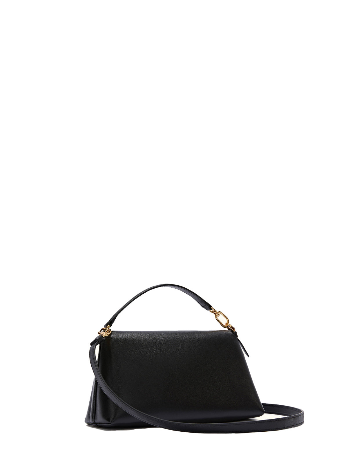 Borsa a Mano in Vera Pelle Nero
