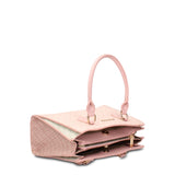 Bolso de mano rosa de piel vegana