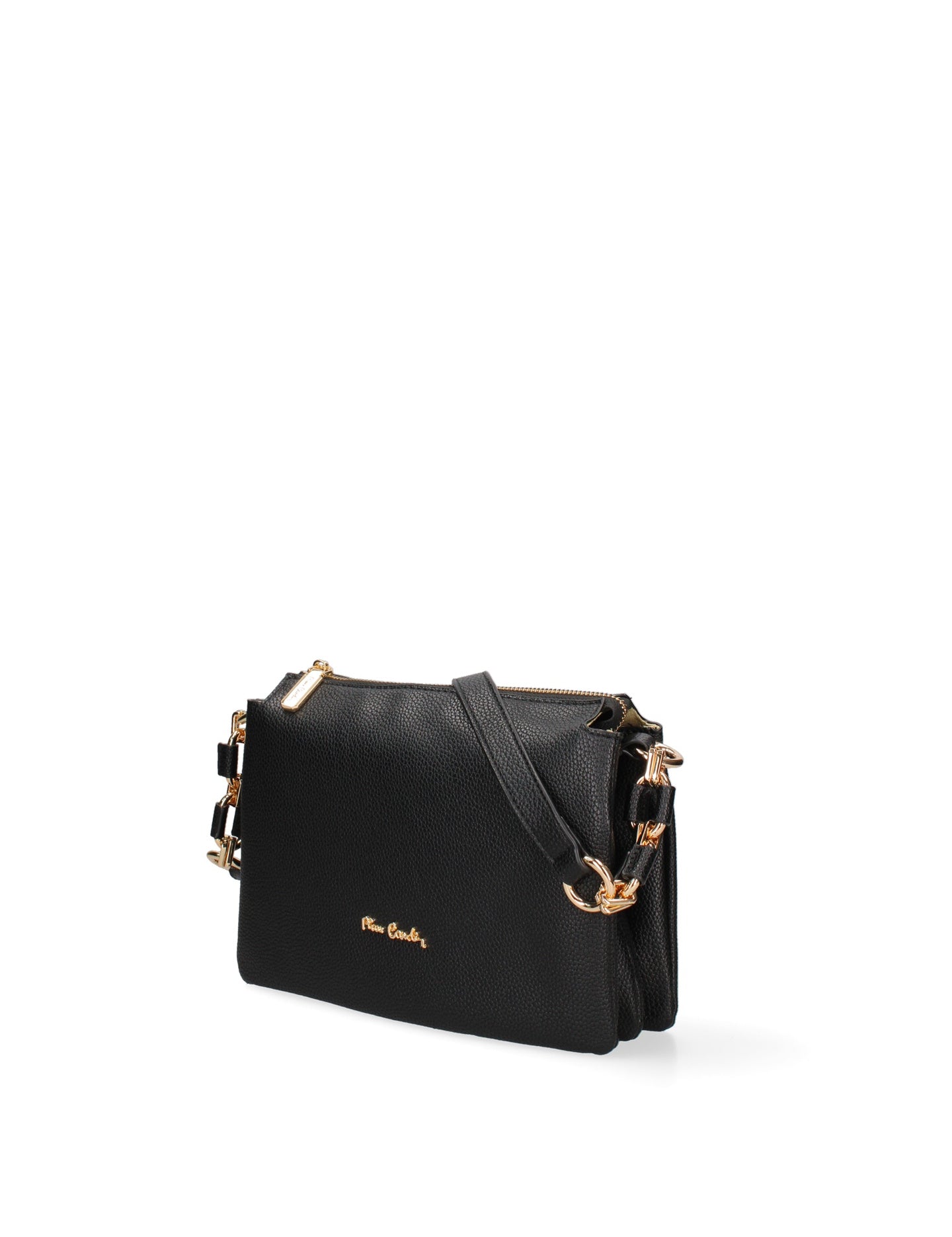 Borsa a Spalla in Vera Pelle Nero