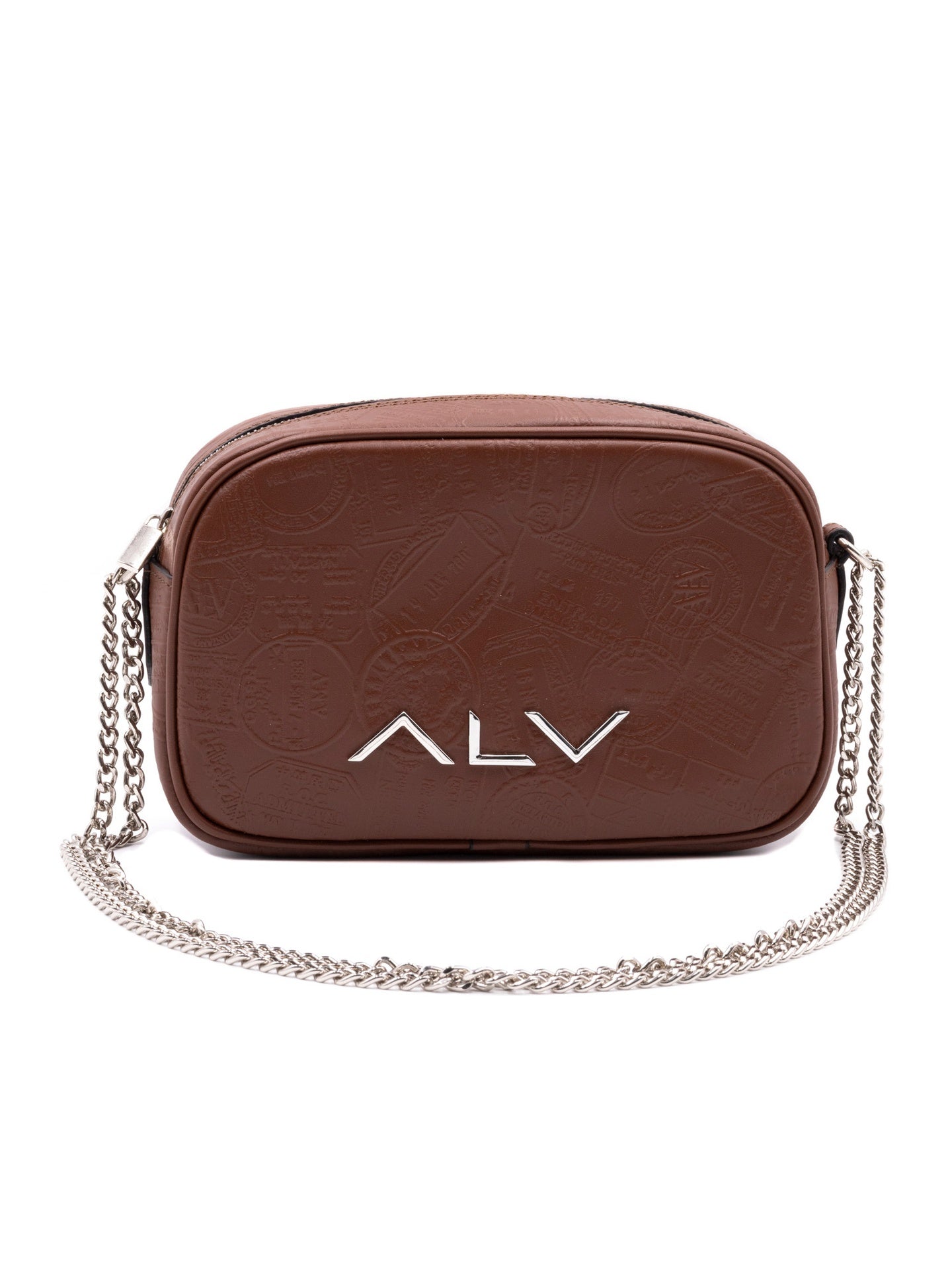 Borsa A Tracolla da donna ALV - Marrone