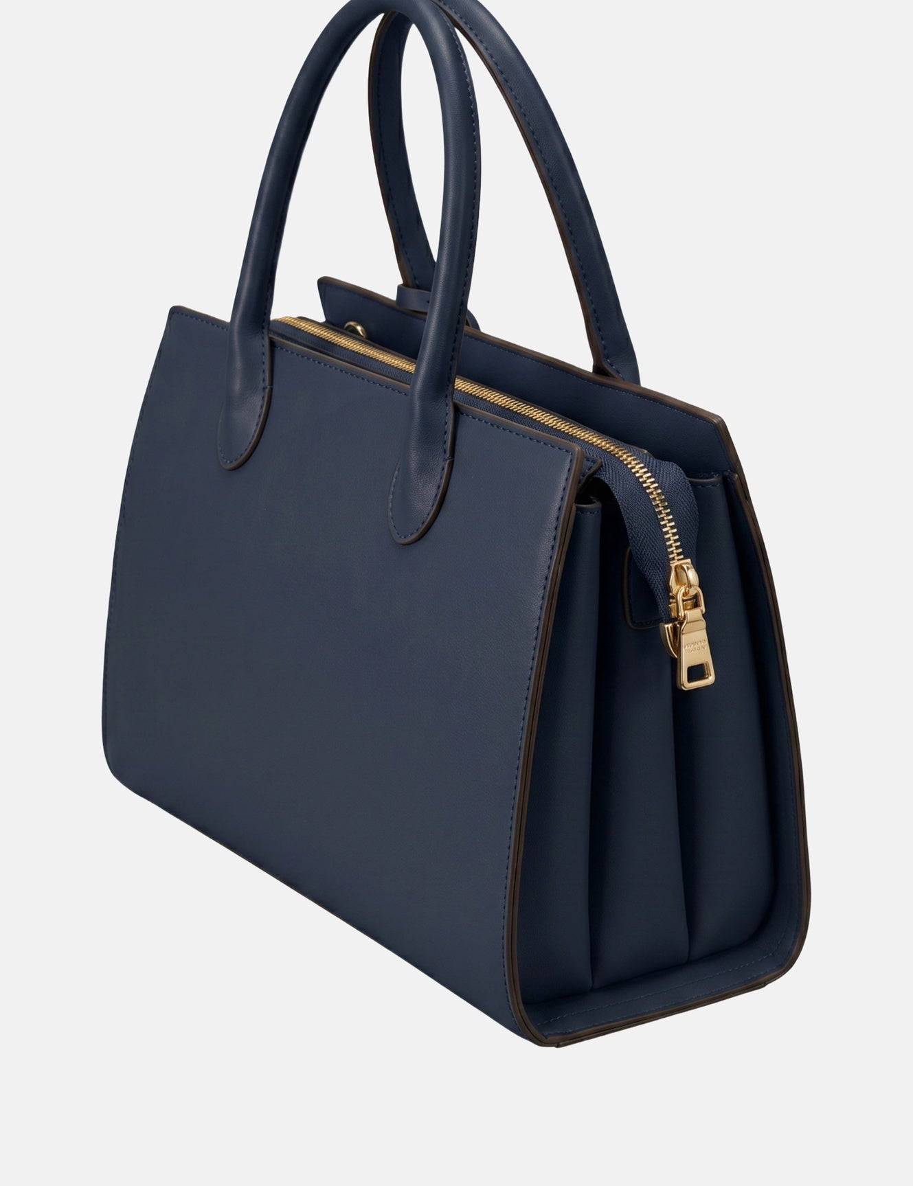 Borsa a mano in Pelle Vegana Blue