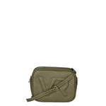 Borsa a Tracolla in Dollaro Leather Verde
