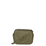 Borsa a Tracolla in Dollaro Leather Verde