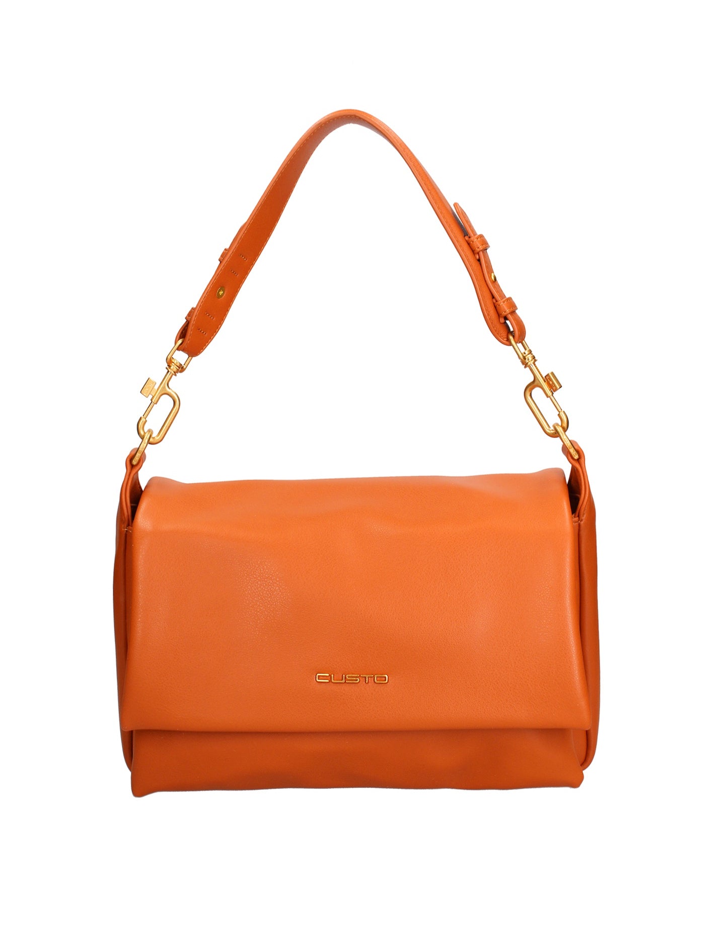 Borsa a spalla CUSTO - Cuoio