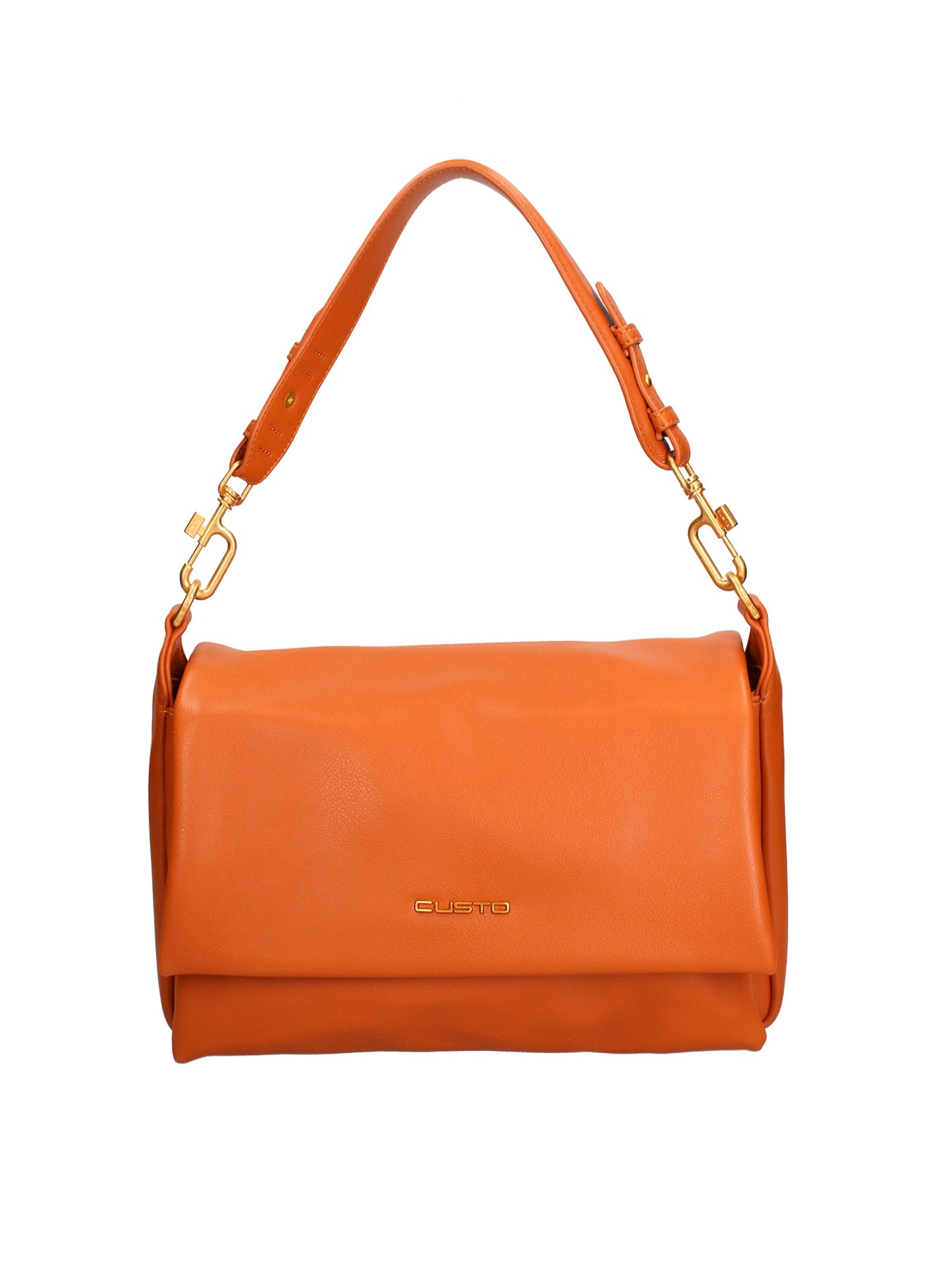 Borsa a spalla CUSTO - Cuoio