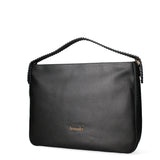 Borsa a Spalla in Vera Pelle Nero