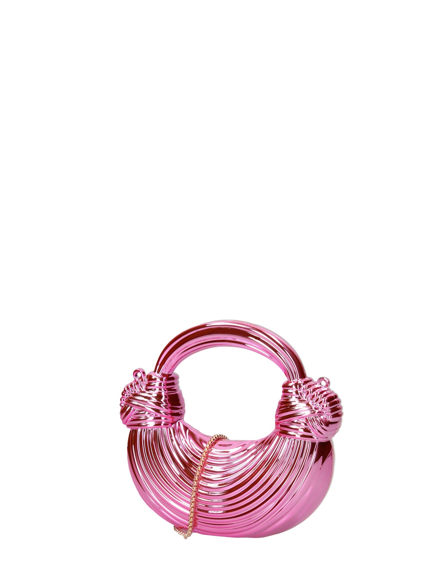 Voluta Borsa a Tracolla in Pvc Fuxia