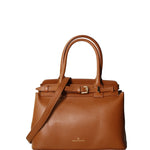 Borsa a Spalla in Dollaro Leather Cuoio
