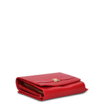 Portafoglio in Vera Pelle Rosso