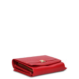 Portafoglio in Vera Pelle Rosso