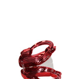 Voluta Borsa a Tracolla in Pvc Rosso