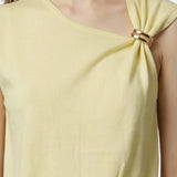 Vestito in Viscosa Giallo