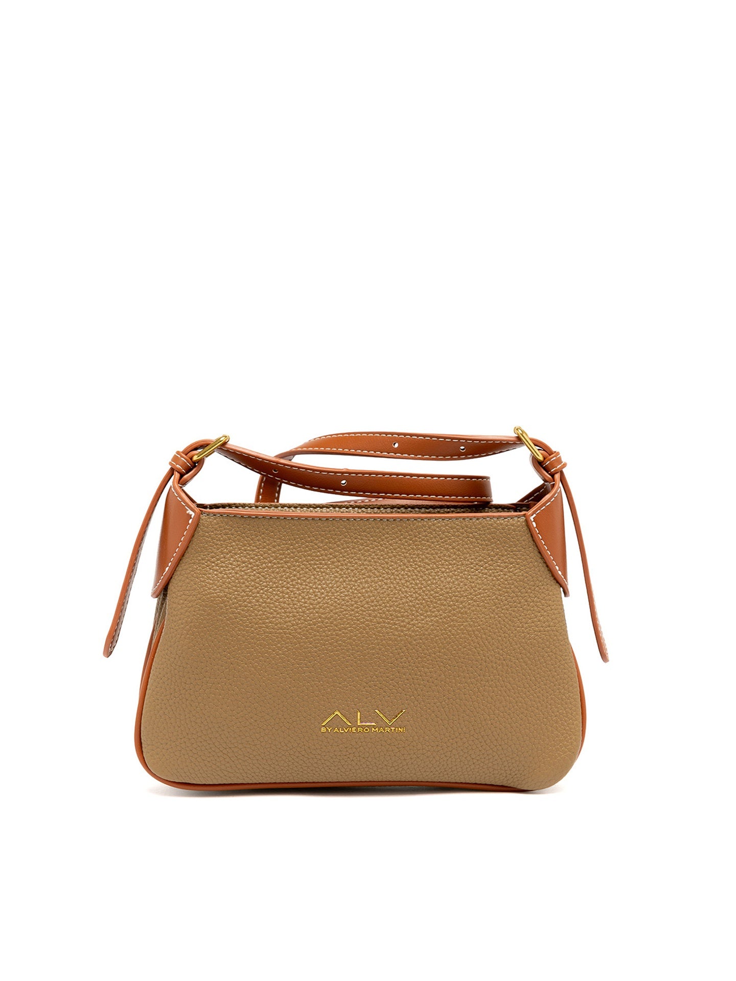 Borsa a tracolla da donna ALV - Cuoio