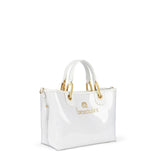 Borsa a Mano in Poliestere Bianco