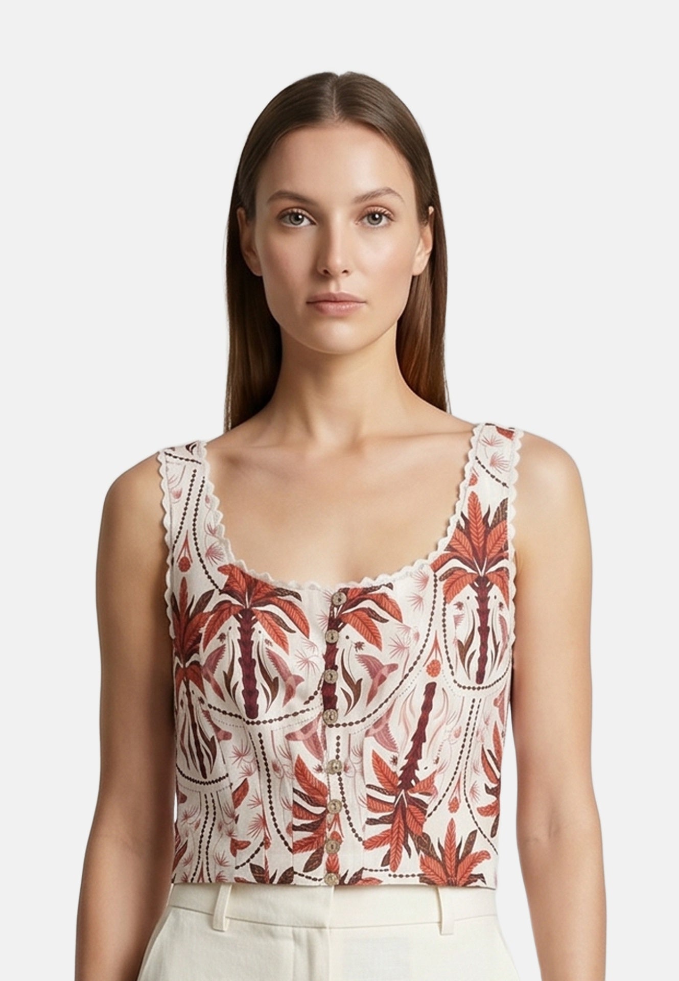 Vestito in Viscosa Rosso Roberta Rossi