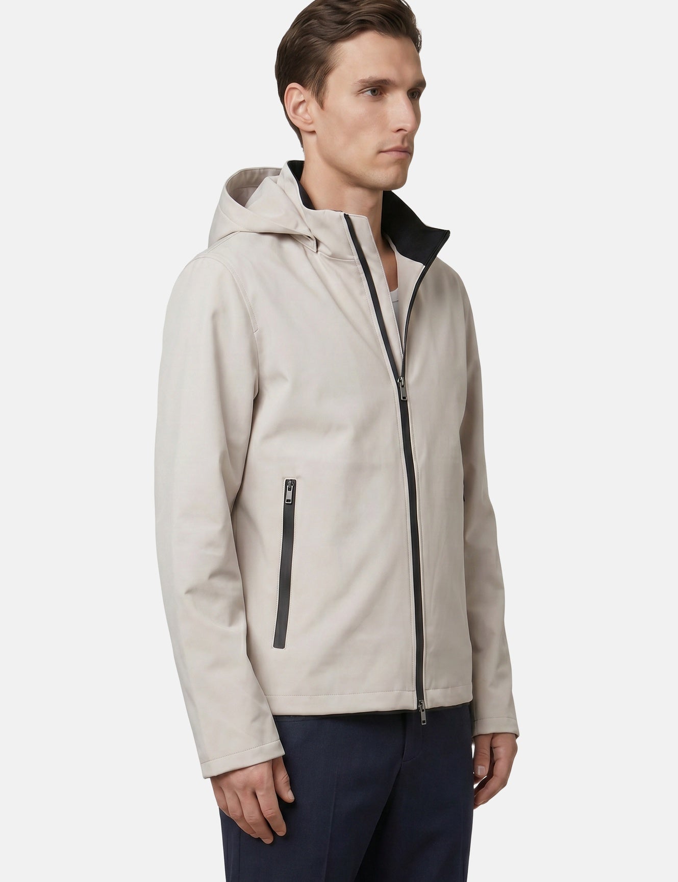 Giubbotto in Poliestere Beige
