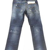 Jeans in Vera Pelle Blu Jeans