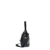 Borsa a Spalla in Vera Pelle Nero
