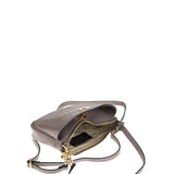 Borsa a Spalla in Vera Pelle Taupe