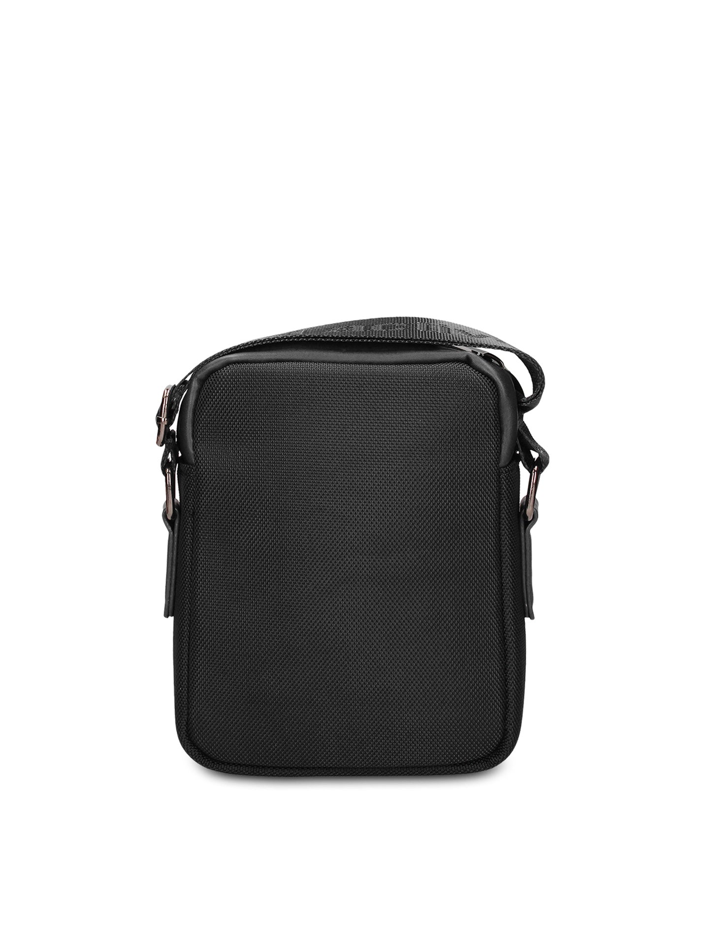 Borsa a Tracolla in 100% Pu Vegan Leather Nero