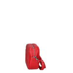 Borsa a Tracolla in Dollaro Leather Rosso